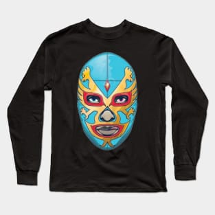 Feel-Ink Dos Caras Lucha Libre Mexican Wrestler Legend Long Sleeve T-Shirt